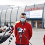 19.02.2021. Kielce. Świętokrzyski Szpital Tymczasowy. Na zdjęciu: / Jarosław Kubalski / Radio Kielce