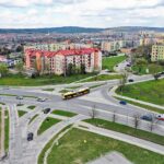 23.04.2021. Kielce. Skrzyżowanie ulic Jaworskiego i Piłsudskiego / Jarosław Kubalski / Radio Kielce