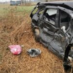 16.04.2021. Grabownica. Wypadek na drodze krajowej nr 728 / KMP