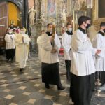 04.04.2021. Sandomierz. Bazylika katedralna. Msza rezurekcyjna / Grażyna Szlęzak-Wójcik / Radio Kielce