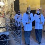 04.04.2021. Sandomierz. Bazylika katedralna. Msza rezurekcyjna / Grażyna Szlęzak-Wójcik / Radio Kielce