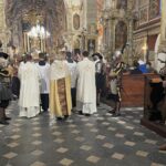 04.04.2021. Sandomierz. Bazylika katedralna. Msza rezurekcyjna / Grażyna Szlęzak-Wójcik / Radio Kielce