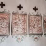 05.04.2021. Czyżowice. Studzienka i kapliczka / Marta Gajda / Radio Kielce