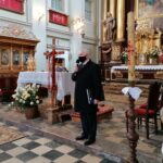 18.04.2021. Młodzawy Małe. Msza w intencji ojczyzny. Na zdjęciu: Krzysztof Lipiec - lider świętokrzyskich struktur PiS / Marta Gajda / Radio Kielce