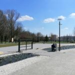 28.04.2021. Busko-Zdrój. Tężnia i dom zdrojowy / Marta Gajda / Radio Kielce