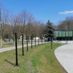 28.04.2021. Busko-Zdrój. Tężnia i dom zdrojowy / Marta Gajda / Radio Kielce