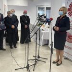 14.04.2021. Sandomierz. Otwarcie Zakładu Aktywizacji Zawodowej w Sandomierzu / Grażyna Szlęzak-Wójcik / Radio Kielce