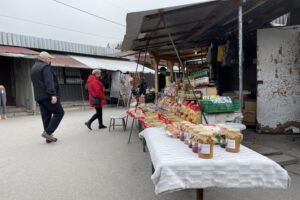 03.04.2021. Kielce. Targowisko Miejskie w Kielcach / Michał Kita / Radio Kielce