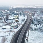 30.11.2020 Mniów. Droga krajowa nr 74 na odcinku Mniów - Kielce. DK 74 / Jarosław Kubalski / Radio Kielce