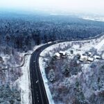 30.11.2020 Droga krajowa nr 74 na odcinku Mniów - Kielce. DK 74 / Jarosław Kubalski / Radio Kielce