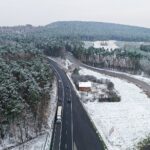 30.11.2020 Miedziana Góra.Droga krajowa nr 74 na odcinku Mniów - Kielce. DK 74 / Jarosław Kubalski / Radio Kielce