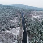 Miedziana Góra.Droga krajowa nr 74 na odcinku Mniów - Kielce. DK 74 / Fot. Jarosław Kubalski - Radio Kielce