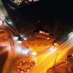 14.03.2021 Transport elektrowni wiatrowej na trasie Cedzyna - Wysoki Małe / Jarosław Kubalski / Radio Kielce