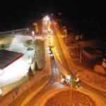 14.03.2021 Transport elektrowni wiatrowej na trasie Cedzyna - Wysoki Małe / Jarosław Kubalski / Radio Kielce