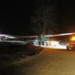 14.03.2021 Transport elektrowni wiatrowej na trasie Cedzyna - Wysoki Małe / Jarosław Kubalski / Radio Kielce