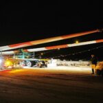 14.03.2021 Transport elektrowni wiatrowej na trasie Cedzyna - Wysoki Małe / Jarosław Kubalski / Radio Kielce