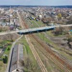 27.04.2021 Skarżysko-Kamienna. Przebudowa alei Józefa Piłsudskiego i wiaduktu nad torami / Jarosław Kubalski / Radio Kielce