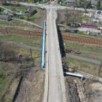 27.04.2021 Skarżysko-Kamienna. Przebudowa alei Józefa Piłsudskiego i wiaduktu nad torami / Jarosław Kubalski / Radio Kielce