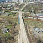 27.04.2021 Skarżysko-Kamienna. Przebudowa alei Józefa Piłsudskiego i wiaduktu nad torami / Jarosław Kubalski / Radio Kielce