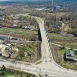 27.04.2021 Skarżysko-Kamienna. Przebudowa alei Józefa Piłsudskiego i wiaduktu nad torami / Jarosław Kubalski / Radio Kielce