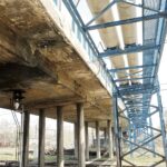 27.04.2021 Skarżysko-Kamienna. Przebudowa alei Józefa Piłsudskiego i wiaduktu nad torami / Jarosław Kubalski / Radio Kielce