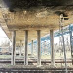 27.04.2021 Skarżysko-Kamienna. Przebudowa alei Józefa Piłsudskiego i wiaduktu nad torami / Jarosław Kubalski / Radio Kielce