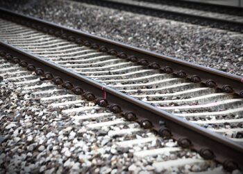 15.10.2020 Kozia Wieś. Centralna Magistrala Kolejowa. CMK. Tory. PKP / Jarosław Kubalski / Radio Kielce