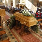 07.04.2021. Kielce. Bazylika katedralna. Pogrzeb Zdzisława Mojeckiego. Msza święta żałobna / Jarosław Kubalski / Radio Kielce