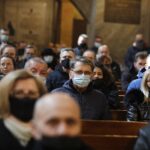 07.04.2021. Kielce. Bazylika katedralna. Pogrzeb Zdzisława Mojeckiego. Msza święta żałobna / Jarosław Kubalski / Radio Kielce