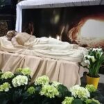 02.04.2021. Groby pańskie w Świętokrzyskiem. Kościół pw. św. Jana Chrzciciela w Skalbmierzu / Marta Gajda / Radio Kielce