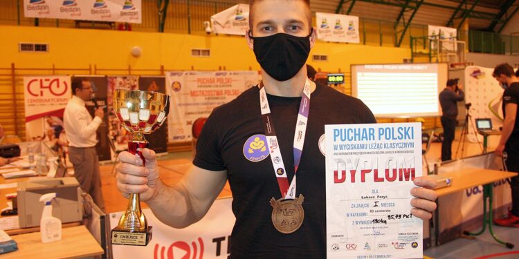 Łukasz Foryś, mistrz Polski seniorów w kat. 83 kg / Arkadiusz Znojek