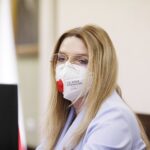 29.01.2021 Kielce. Nadzwyczajna sesja rady miasta w sprawie Młodzieżowego Ośrodka Wychowawczego. Wiceprzewodnicząca Rady Miasta Kielce Joanna Winiarska / Jarosław Kubalski / Radio Kielce