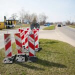 09.04.2021. Skarżysko-Kamienna. Wiadukt nad torami / Wiktor Taszłow / Radio Kielce