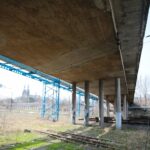 09.04.2021. Skarżysko-Kamienna. Wiadukt nad torami / Wiktor Taszłow / Radio Kielce