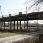 09.04.2021. Skarżysko-Kamienna. Wiadukt nad torami / Wiktor Taszłow / Radio Kielce