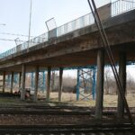09.04.2021. Skarżysko-Kamienna. Wiadukt nad torami / Wiktor Taszłow / Radio Kielce