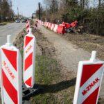 09.04.2021. Skarżysko-Kamienna. Wiadukt nad torami / Wiktor Taszłow / Radio Kielce