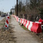 09.04.2021. Skarżysko-Kamienna. Wiadukt nad torami / Wiktor Taszłow / Radio Kielce