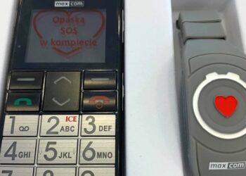 18.04.2021 Sandomierz. Zestaw do teleopieki / Michał Mendak / rzecznik burmistrza Sandomierza