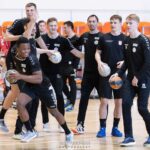 29.04.2021. Kielce. Wspólny trening Łomży Vive Kielce i AZS UJK Kielce / kielcehandball.pl