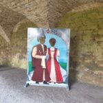 30.04.2021 Ujazd. Ścianki fotograficzne w Krzyżtoporze / Emilia Sitarska / Radio Kielce