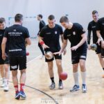 29.04.2021. Kielce. Wspólny trening Łomży Vive Kielce i AZS UJK Kielce / kielcehandball.pl