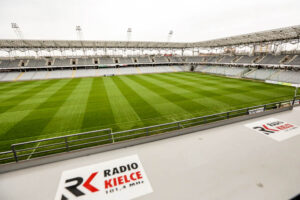 31.3.2016 Kielce. Kolporter Arena. Taki widok mają komentatorzy sportowi Radia Kielce. / Wojciech Habdas / Radio Kielce