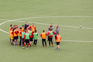 31.3.2016 Kielce. Kolporter Arena. Na boisku treningowym trwał trening / Wojciech Habdas / Radio Kielce