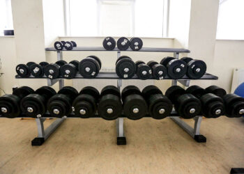 31.3.2016 Kielce. Kolporter Arena. Siłownia z której korzystają piłkarze Korony Kielce. / Wojciech Habdas / Radio Kielce