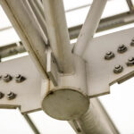 31.3.2016 Kielce. Kolporter Arena. Potężna konstrukcja zadaszenia. / Wojciech Habdas / Radio Kielce