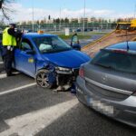 23.04.201 Kielce. Karambol na alei Solidarności / Wiktor Taszłow / Radio Kielce