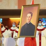 24.04.2021. Parafia św. Józefa Robotnika w Kielcach. Msza za dar błogosławionego ks. Michaela J. McGivneya / Wiktor Taszłow / Radio Kielce