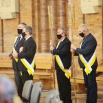 24.04.2021. Parafia św. Józefa Robotnika w Kielcach. Msza za dar błogosławionego ks. Michaela J. McGivneya / Wiktor Taszłow / Radio Kielce