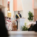 24.04.2021. Parafia św. Józefa Robotnika w Kielcach. Msza za dar błogosławionego ks. Michaela J. McGivneya / Wiktor Taszłow / Radio Kielce